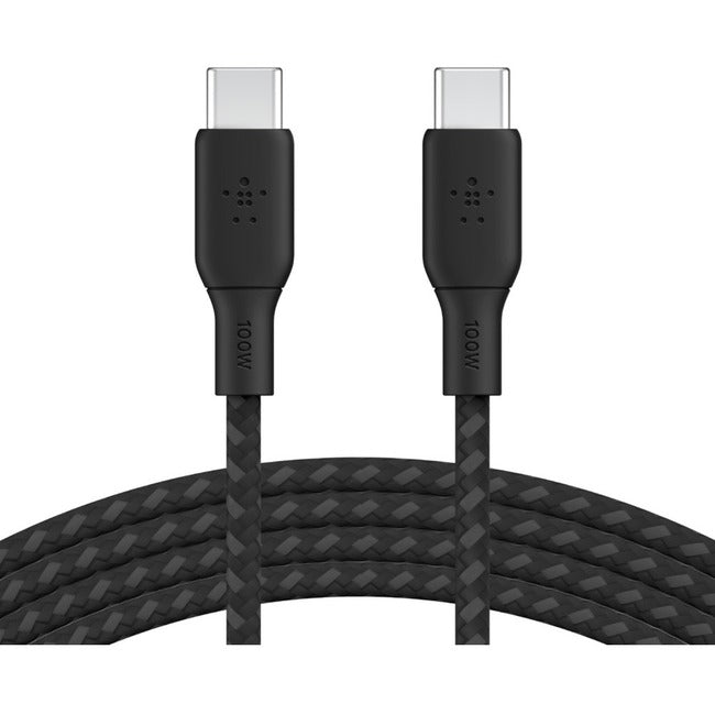 Belkin BOOST CHARGE 2 m USB-C Data Transfer Cable Black for MacBook, Chromebook, Notebook, iPad, MacBook Pro, PC Belkin BOOST CHARGE 2 m USB-C Data Transfer Cable Black for MacBook, Chromebook, Notebook, iPad, MacBook Pro, PC
